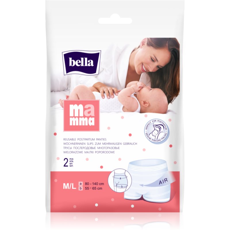 BELLA Mamma Basic popôrodné nohavičky veľkosť ML 2 ks