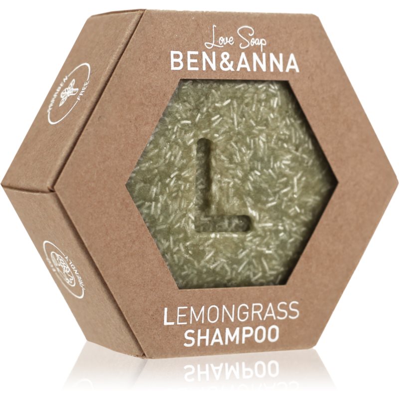 BENANNA Love Soap Shampoo tuhý šampón Lemongrass 60 g