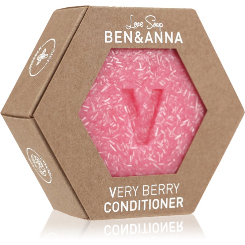 BENANNA Love Soap Conditioner tuhý kondicionér Very Berry 60 g