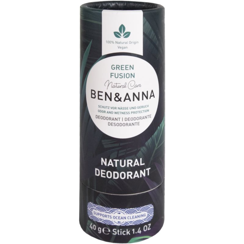BENANNA Natural Deodorant Green Fusion tuhý dezodorant 40 g