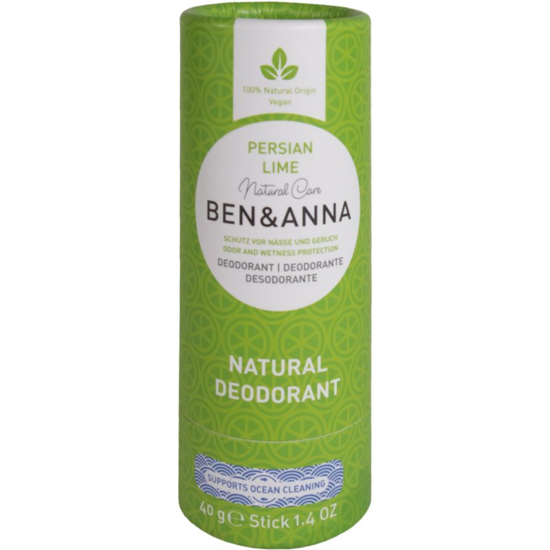 BENANNA Natural Deodorant Persian Lime tuhý dezodorant 40 g