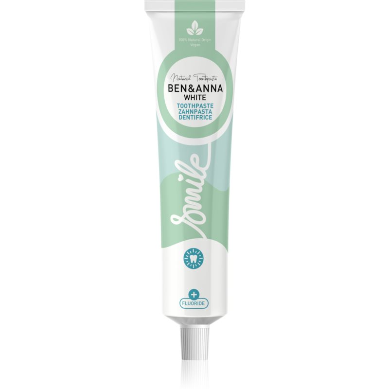 BENANNA Toothpaste White prírodná zubná pasta s fluoridom 75 ml