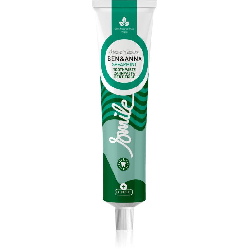 BENANNA Toothpaste Spearmint prírodná zubná pasta s fluoridom 75 ml