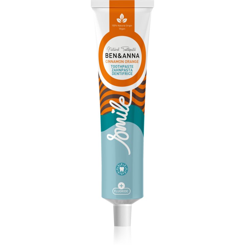 BENANNA Toothpaste Cinnamon Orange prírodná zubná pasta 75 ml