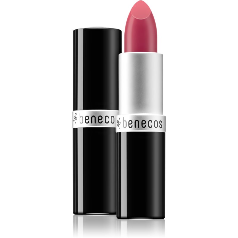 Benecos Natural Beauty krémový rúž s matným efektom odtieň Pink Rose 4.5 g