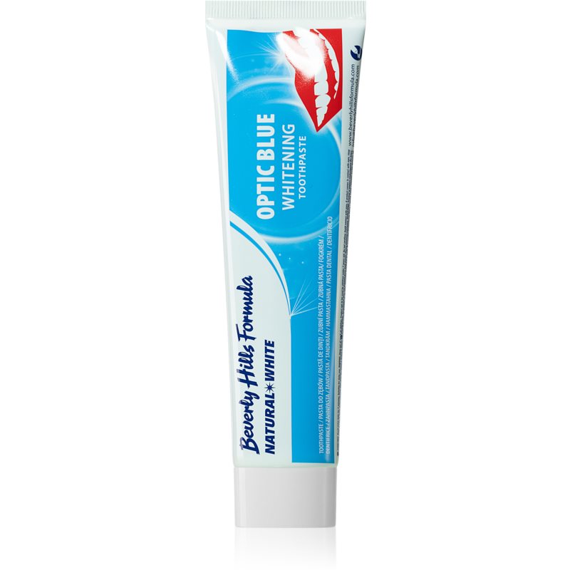 Beverly Hills Formula Natural White Optic Blue bieliaca zubná pasta 100 ml