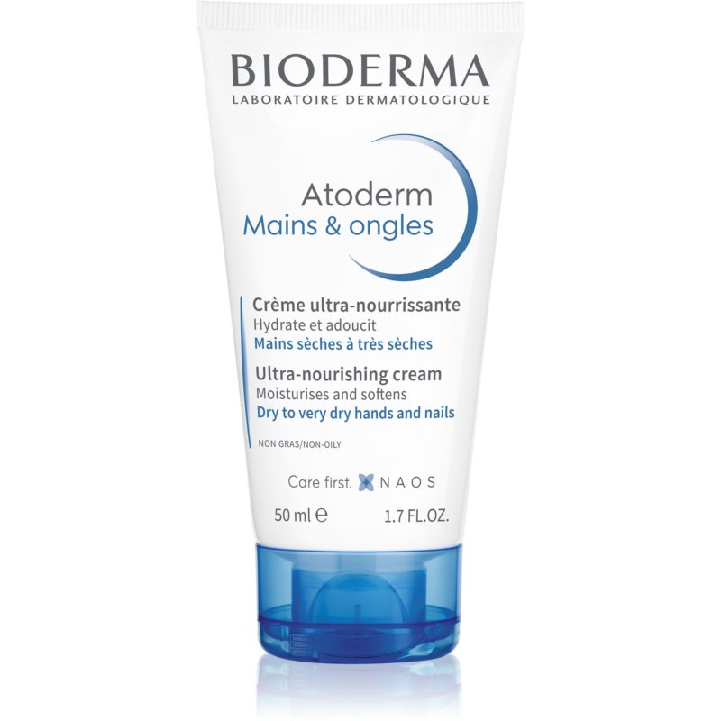 Bioderma Atoderm Cream Hand  Nails krém na ruky pre veľmi suchú citlivú a atopickú pokožku 50 ml