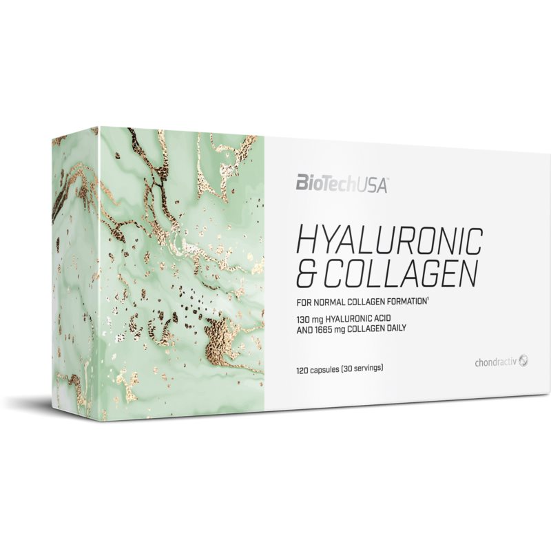 BioTechUSA Hyaluronic  Collagen kapsuly s kolagénom 120 cps