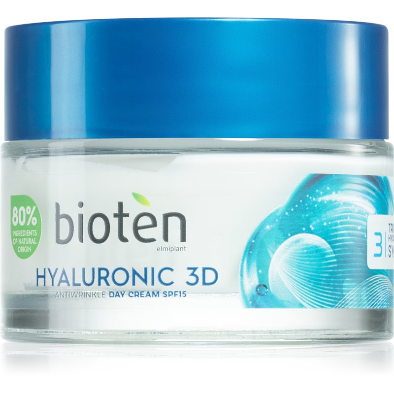 Bioten Hyaluronic 3D denný krém na prvé vrásky pre všetky typy pleti 50 ml