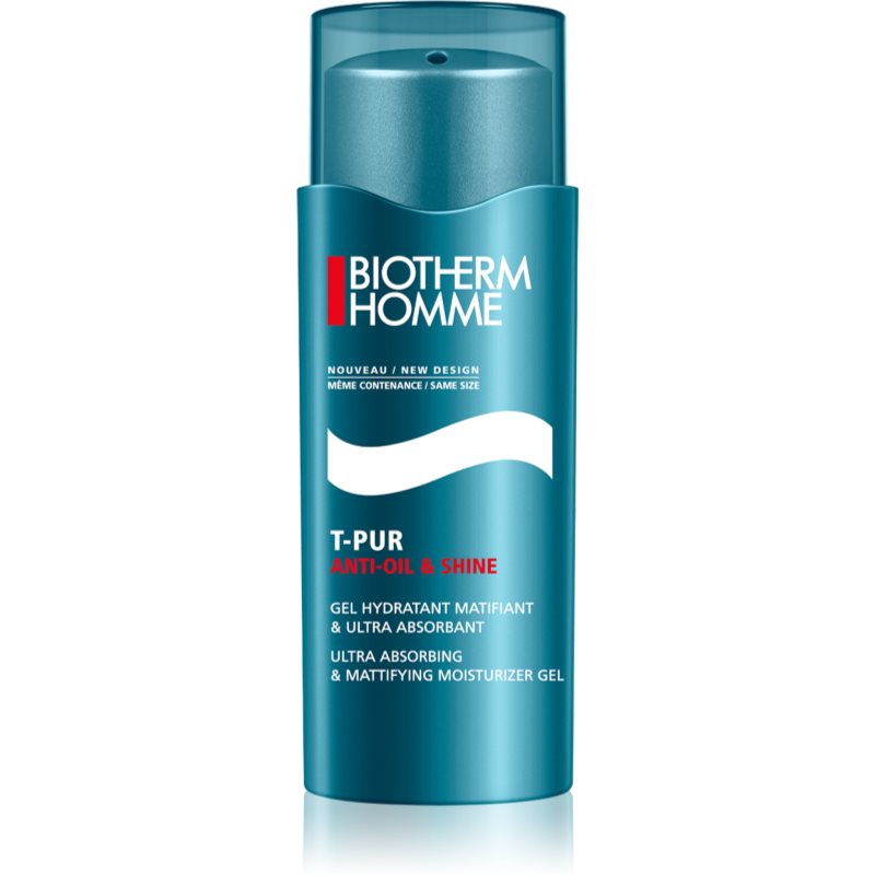 Biotherm Homme T-Pur Anti-oil  Shine matujúci gél s hydratačným účinkom 50 ml