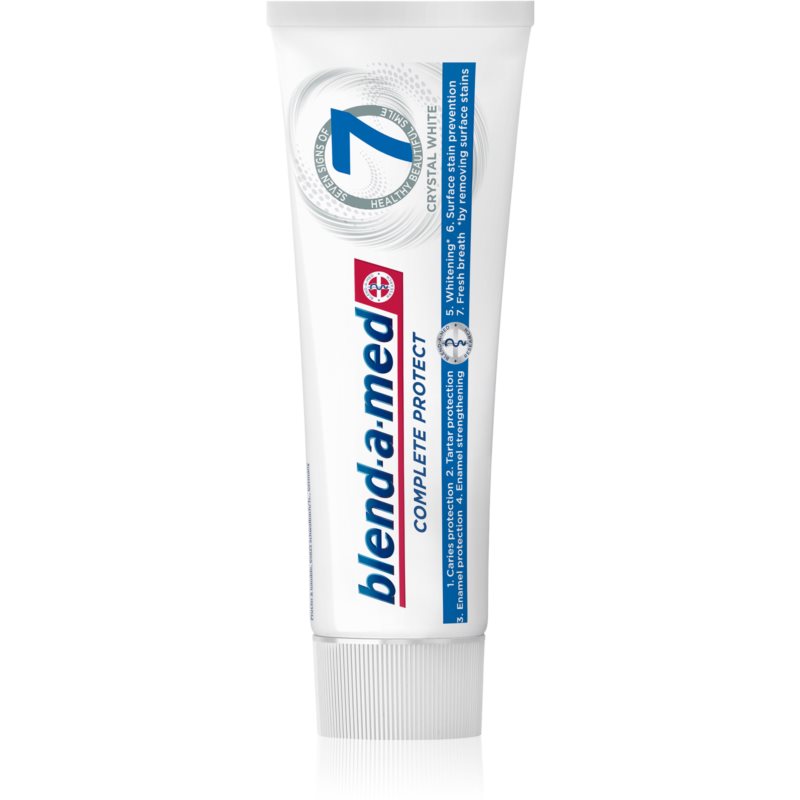 Blend-a-med Protect 7 Crystal White zubná pasta pre kompletnú ochranu zubov 75 ml