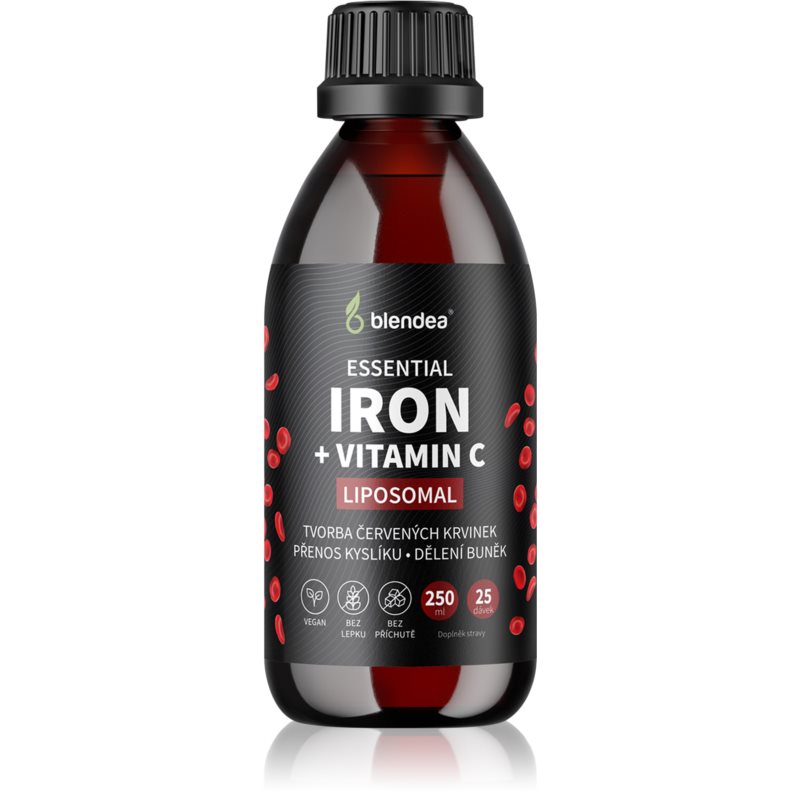 Blendea Iron  Vitamin C koncentrát pre normálnu tvorbu červených krviniek a hemoglobínu 250 ml