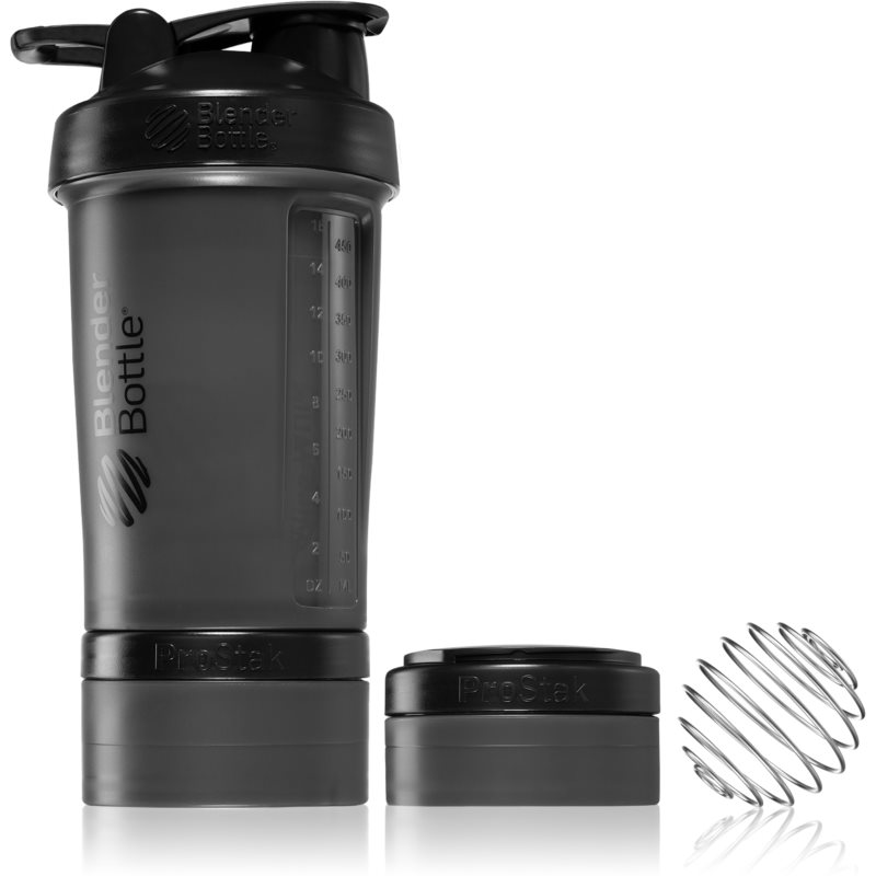 Blender Bottle ProStak Pro športový šejker  zásobník farba Black 650 ml