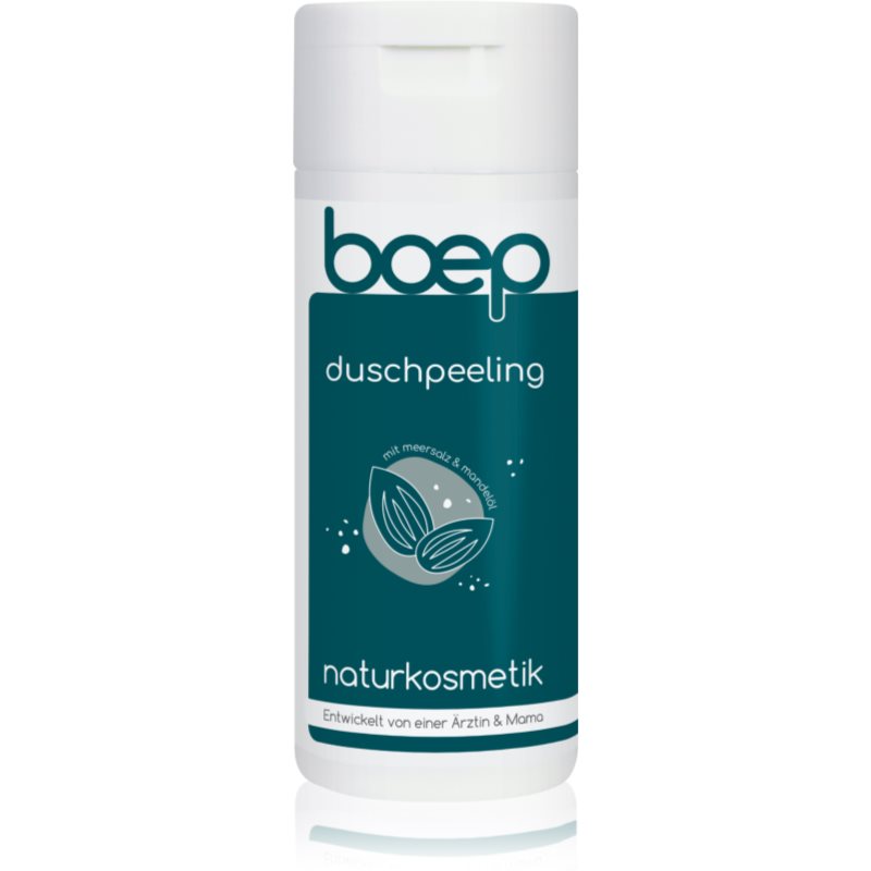 Boep Natural Shower Scrub telový peeling s morskou soľou 220 ml