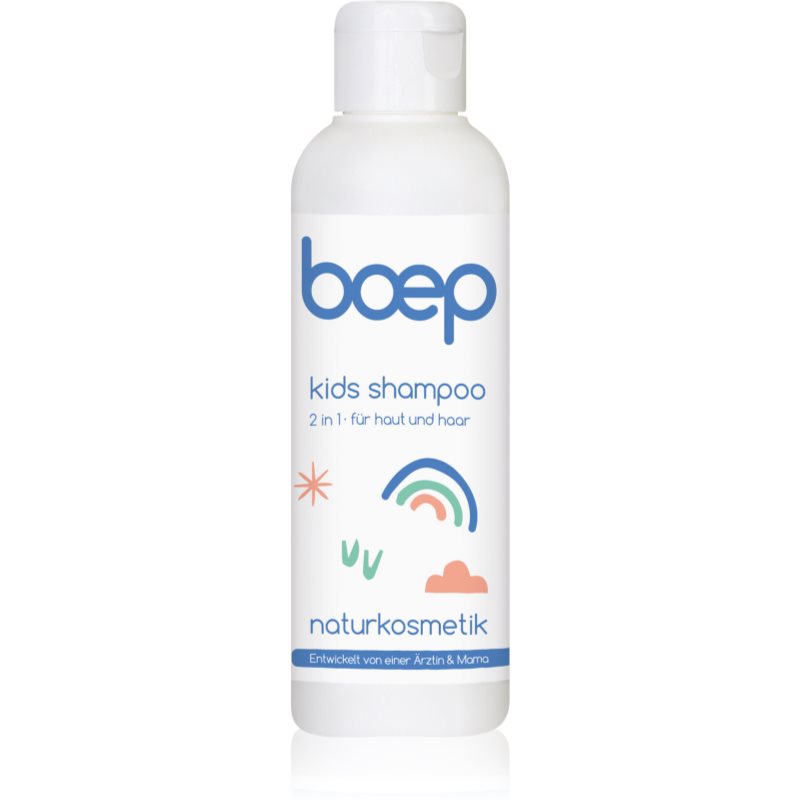 Boep Natural Kids Shampoo  Shower Gel sprchový gél a šampón 2 v 1 s nechtíkom lekárskym 150 ml