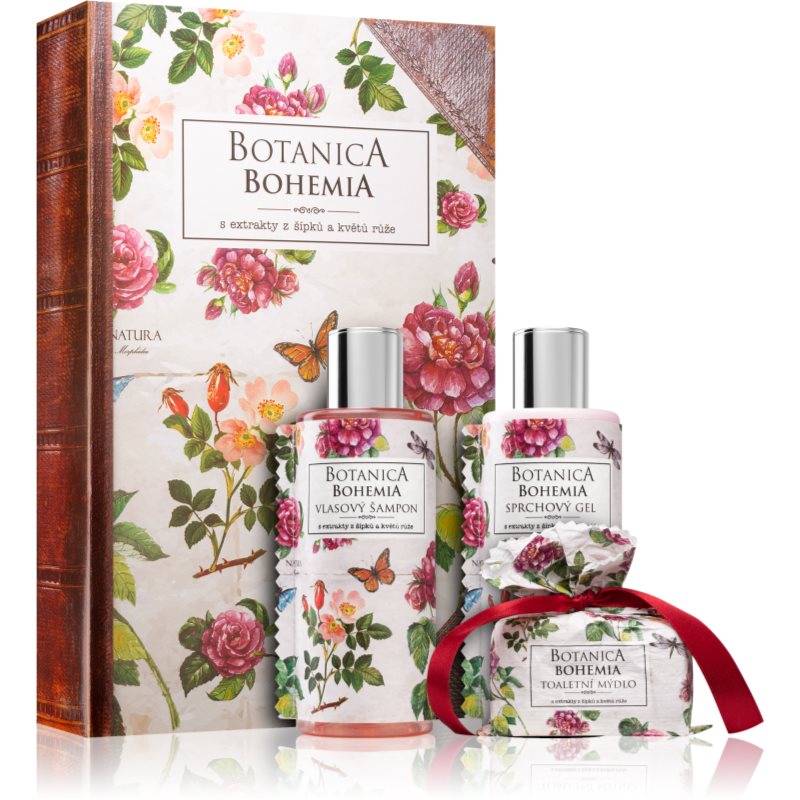 Bohemia Gifts  Cosmetics Botanica darčeková sada(s výťažkom zo šípovej ruže) pre ženy