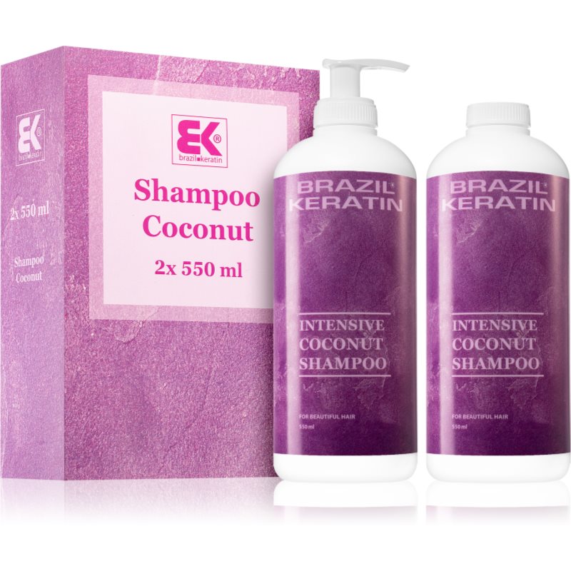 Brazil Keratin Coconut Shampoo výhodné balenie (pre poškodené vlasy)