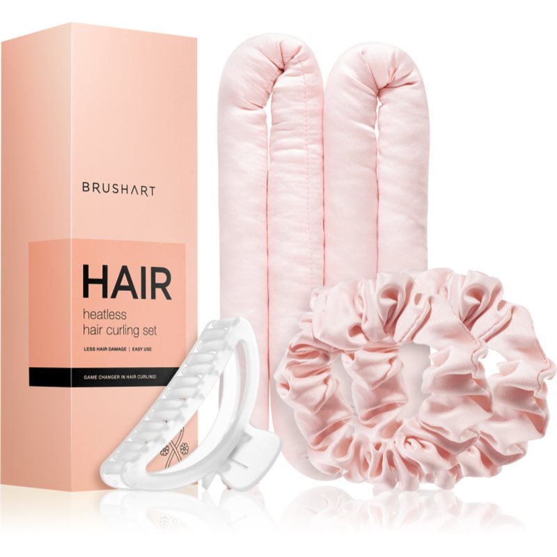BrushArt Hair Heatless hair curling set sada na natáčanie vlasov Pink