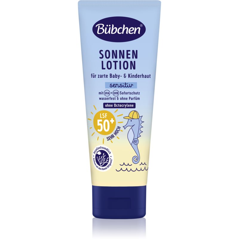Bübchen Sensitive Sun Lotion SPF 50 ochranné opaľovacie mlieko pre deti SPF 50 100 ml