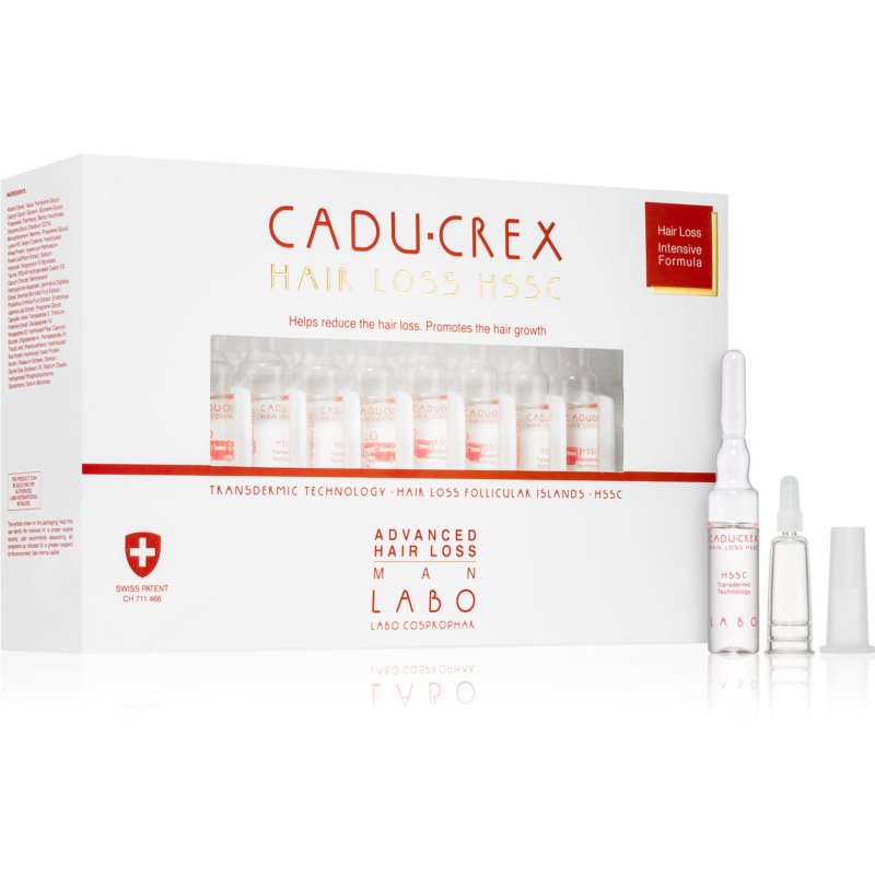 CADU-CREX Hair Loss HSSC Advanced Hair Loss vlasová kúra proti pokročilému vypadávaniu vlasov pre mužov 20x3,5 ml