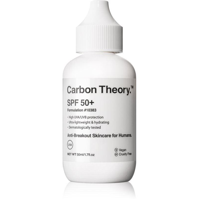 Carbon Theory SPF 50 hydratačný ochranný krém SPF 50 50 ml