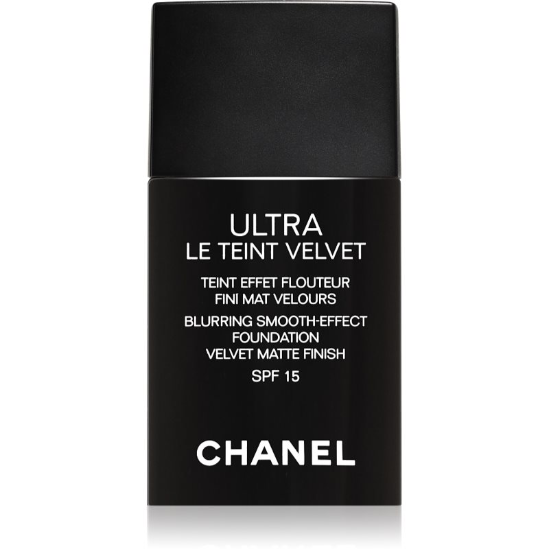 Chanel Ultra Le Teint Velvet vyhladzujúci make-up pre zjednotenie farebného tónu pleti odtieň 10 Beige 30 ml