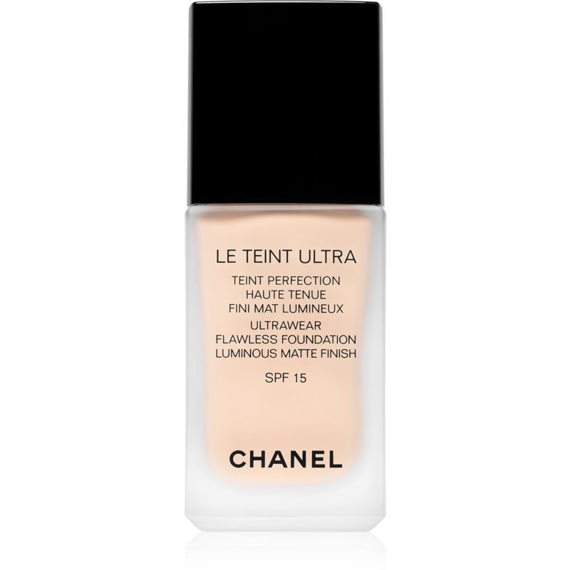 Chanel Le Teint Ultra dlhotrvajúci zmatňujúci make-up SPF 15 odtieň 22 Beige Rosé 30 ml
