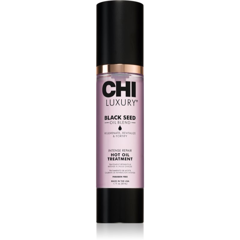 CHI Luxury Black Seed Oil Intense Repair Hot Oil Treatment intenzívna olejová starostlivosť na vlasy 50 ml