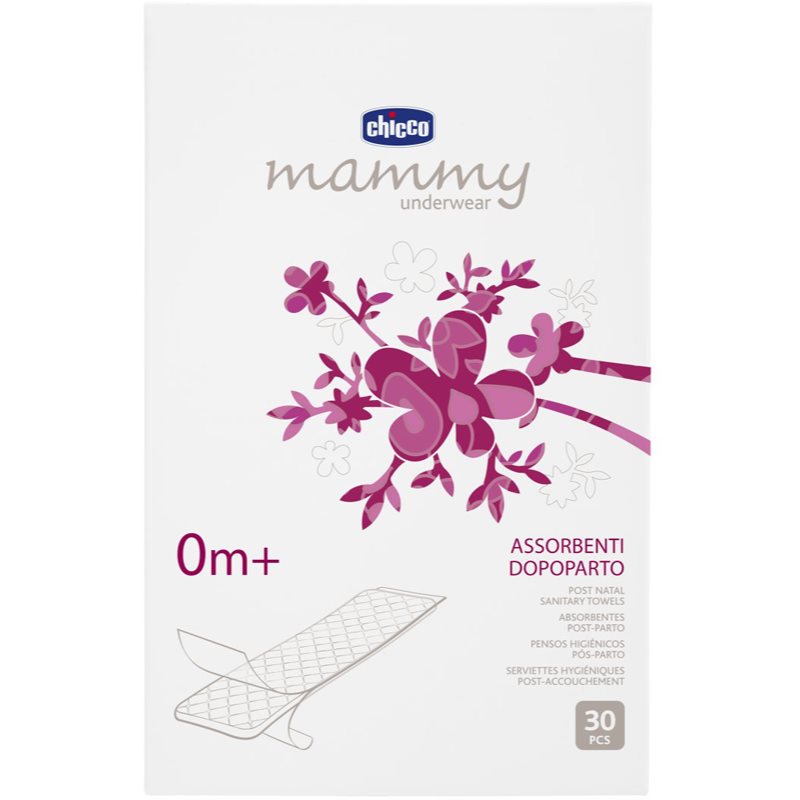 Chicco Mammy Post Natal Sanitary Towels pôrodnícke vložky 30 ks