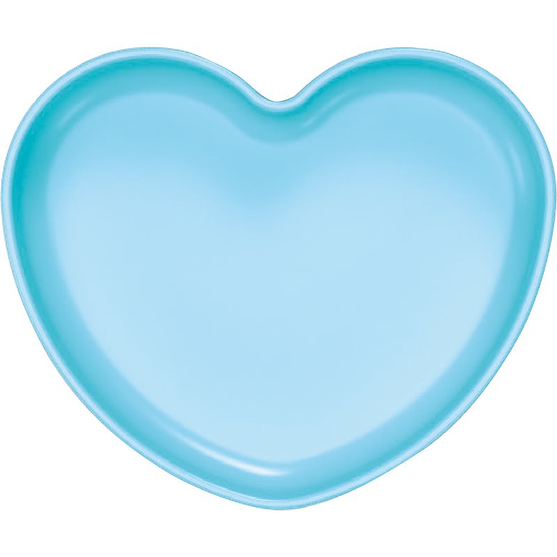 Chicco Easy Plate Heart 9m tanier 9m Blue-Green 1 ks