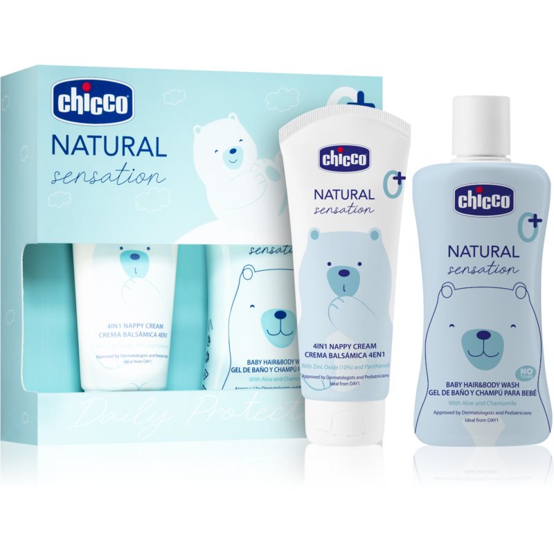 Chicco Natural Sensation Daily Protection darčeková sada 0(pre deti od narodenia)