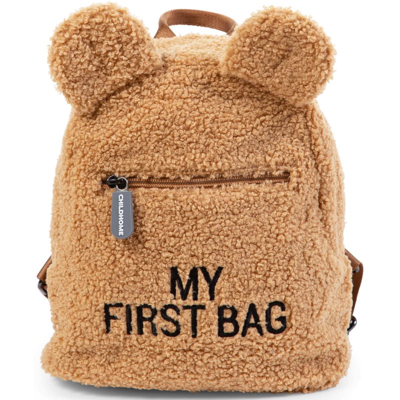 Childhome My First Bag Teddy Beige detský batoh 20x8x24 cm
