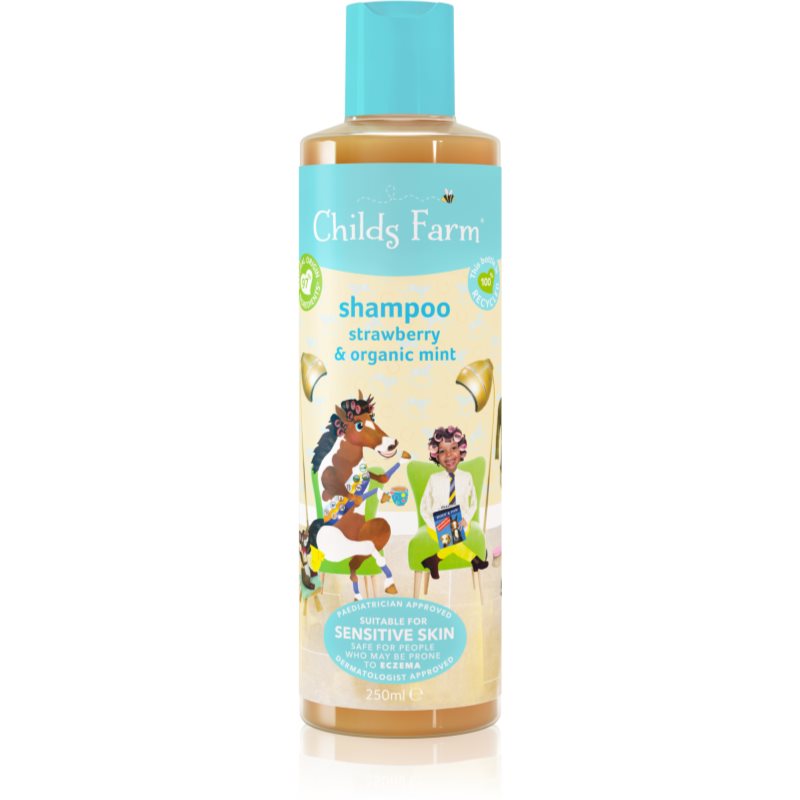 Childs Farm Strawberry  Organic Mint Shampoo detský šampón 250 ml