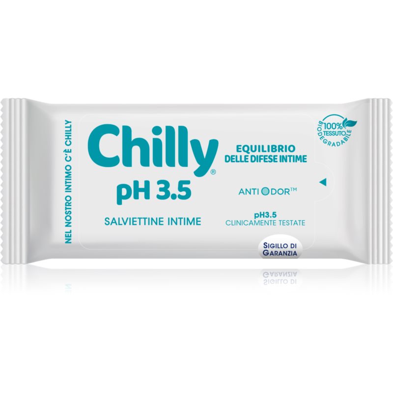 Chilly Intima Anti-Odor obrúsky na intímnu hygienu pH 3,5 12 ks