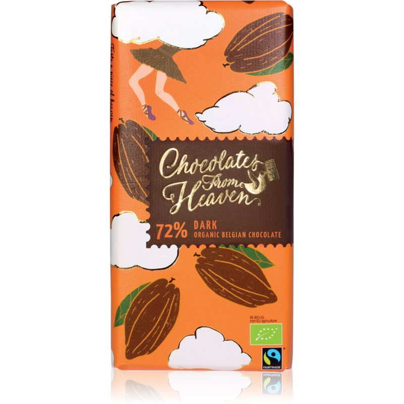 Chocolates from Heaven Horká čokoláda horká čokoláda v BIO kvalite 100 g