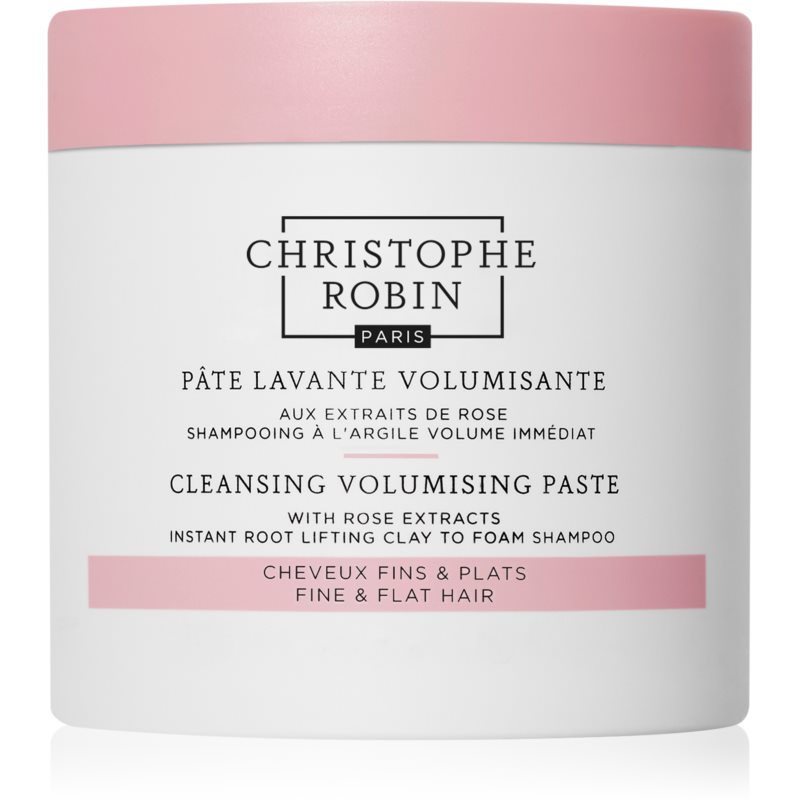Christophe Robin Cleansing Volumizing Paste with Rose Extract exfoliačný šampón pre objem vlasov 250 ml