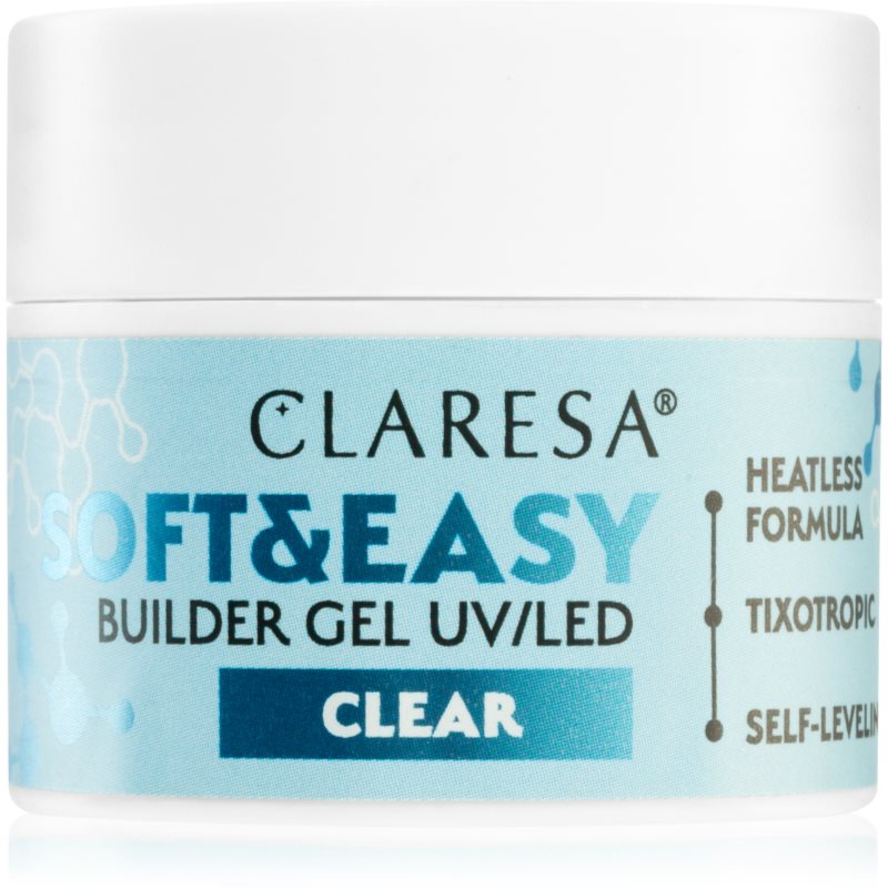 Claresa SoftEasy Builder Gel podkladový gél na nechty odtieň Clear 12 g