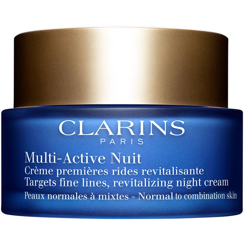 Clarins Multi-Active Revitalizing Night Cream nočný revitalizačný krém na jemné vrásky pre normálnu až zmiešanú pleť 50 ml