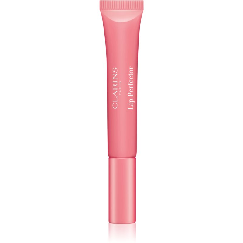Clarins Lip Perfector Shimmer lesk na pery s hydratačným účinkom odtieň 01 Rose Shimmer 12 ml