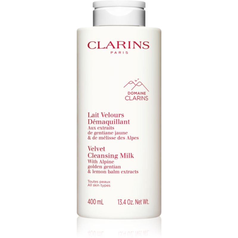 Clarins Cleansing Velvet Cleansing Milk jemné čistiace mlieko pre všetky typy pleti 400 ml