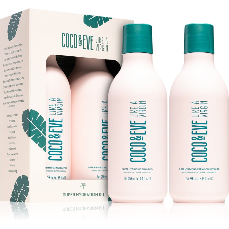Coco  Eve Like A Virgin Super Hydration Kit šampón a kondicionér pre hydratáciu a lesk