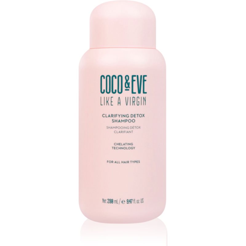 Coco  Eve Like A Virgin Clarifying Detox Shampoo hĺbkovo čistiaci šampón s detoxikačným účinkom 288 ml