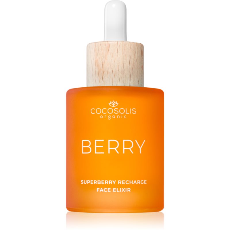 COCOSOLIS BERRY Superberry Recharge Face Elixir elixír pre výživu a revitalizáciu pleti 50 ml