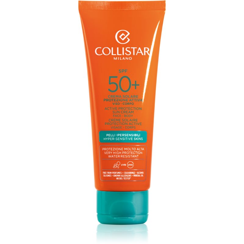 Collistar Special Perfect Tan Active Protection Sun Cream ochranný krém na opaľovanie SPF 50 100 ml