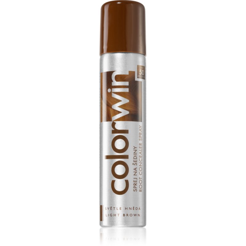 Colorwin Hair sprej pre okamžité zakrytie odrastov odtieň Light Brown 75 ml