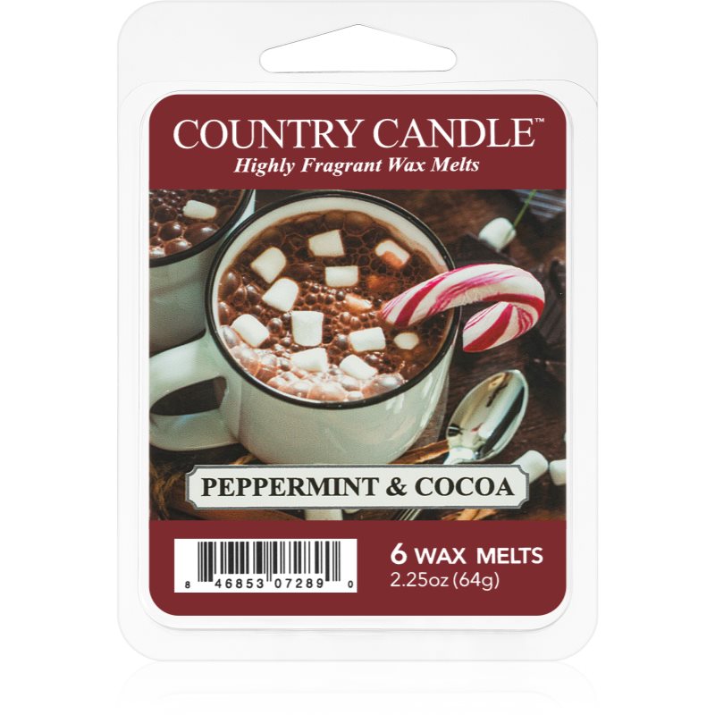 Country Candle Peppermint  Cocoa vosk do aromalampy 64 g