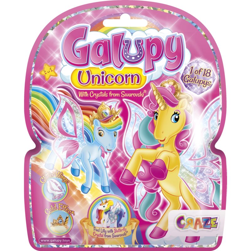 Craze Galupy Unicorn hračka 1 ks