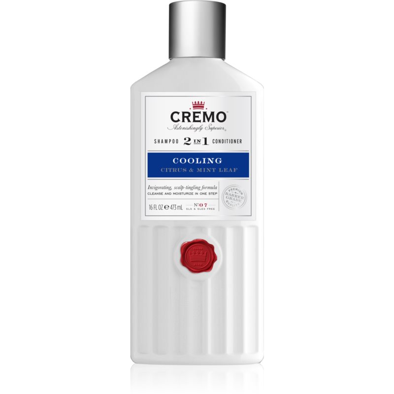 Cremo Citrus  Mint Leaf 2in1 Cooling Shampoo stimulujúci a osviežujúci šampón 2 v 1 pre mužov 473 ml