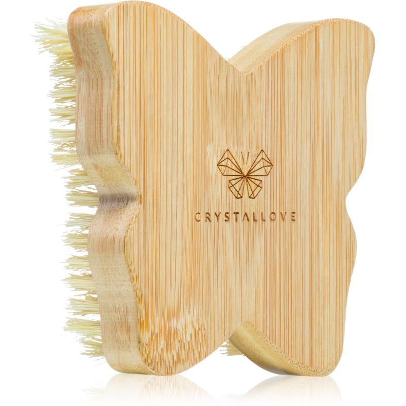 Crystallove Bamboo Butterfly Agave Body Brush masážna kefa na telo 1 ks