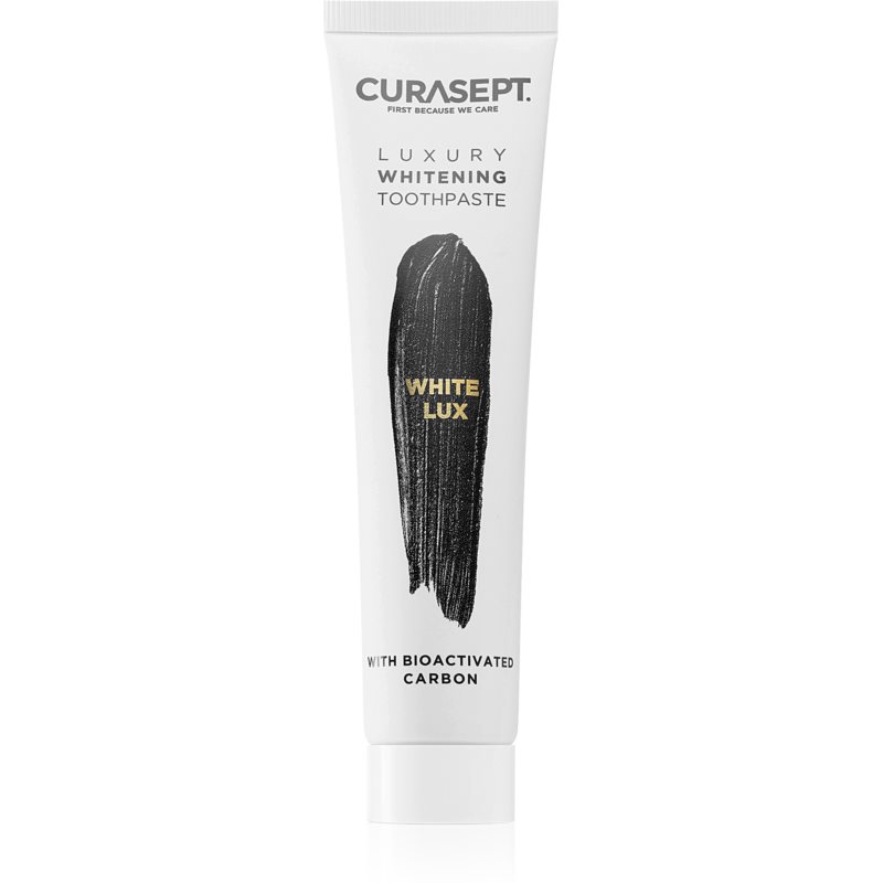 Curasept White Lux Toothpaste bieliaca zubná pasta s aktívnym uhlím 75 ml